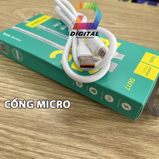 Cáp Sạc Nhanh Hoco DU17 Dài 1 Mét ( ip,Type C,Micro )