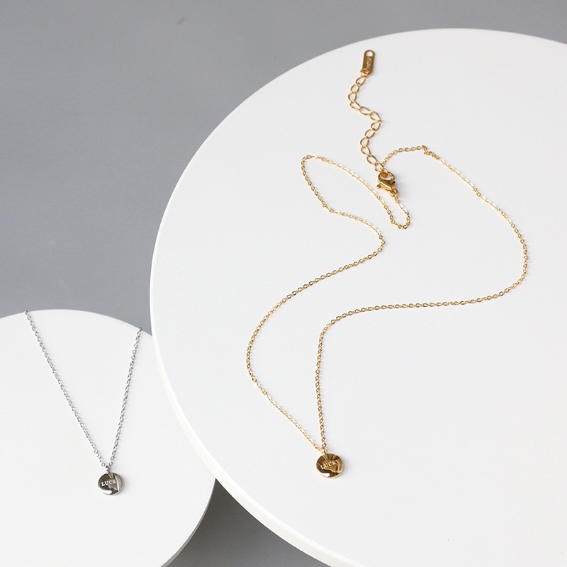 [FreeShip] Dây chuyền nữ titan lucky X2-308 - CAM KẾT KHÔNG BAY MÀU