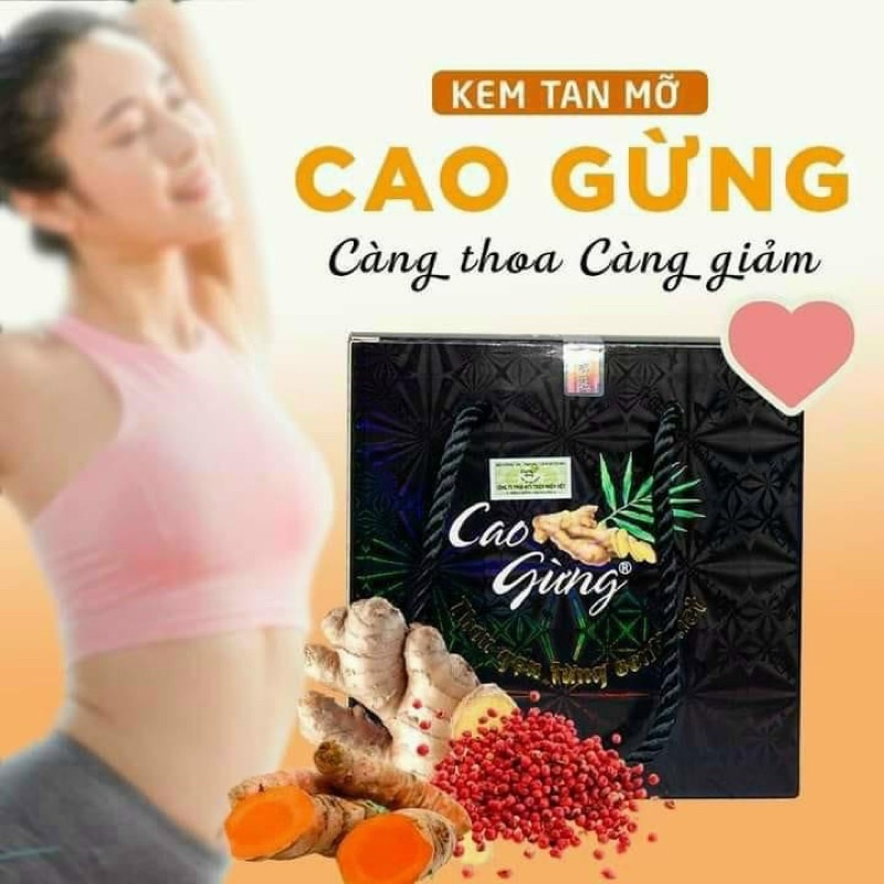 Cao Gừng Tan Mỡ Thiên Nhiên Việt chuẩn chính hãng