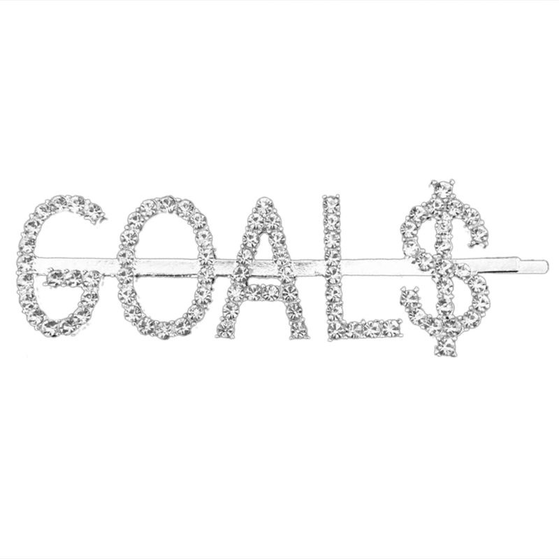 Trâm Cài Tóc Hình Chữ Cái Đính Đá Lấp Lánh Sang Trọng Cho Nữ