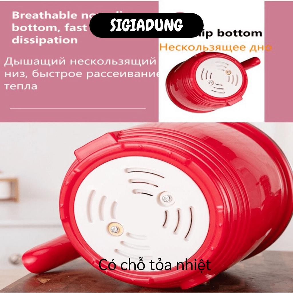 [SGD] Ca Nấu Mì - Nồi Điện Mini Tay Cầm Đa Năng Kèm Xửng Hấp Có Thể Nấu Canh, Cơm, Xào 9288