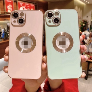 Ốp Điện Thoại TPU Hình Vuông Mạ 6D Chống Sốc Cho iPhone 15 14 13 Pro Max 12 Pro Max 11 Pro Max