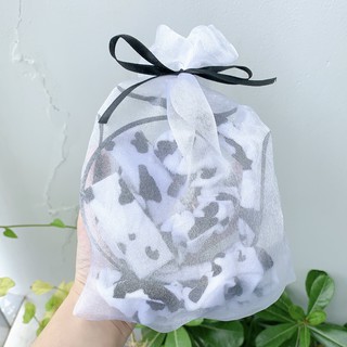 Cột tóc bò sữa lông nhung, cột tóc scrunchies lông nhung
