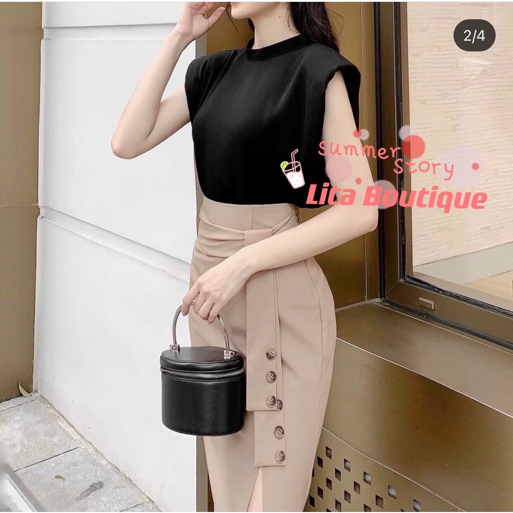 CHÂN VÁY BÚT CHÌ CÔNG SỞ CẠP CAO ĐAI GIẢ XẺ TÀ CAO CẤP TRẺ TRUNG LỊCH SỰ SANG TRỌNG