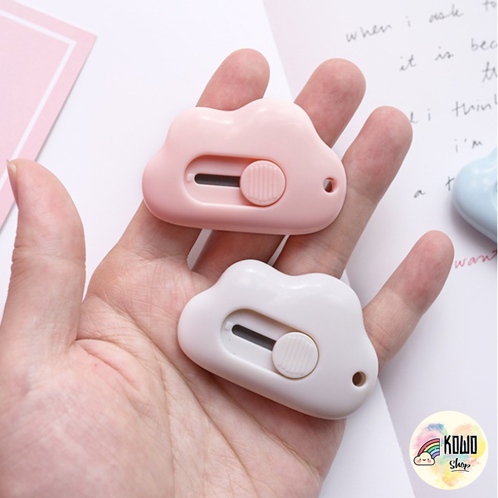 Dao Rọc Giấy Washi Mini Cute Nhỏ Gọn Tiện Dụng Hình Đám Mây