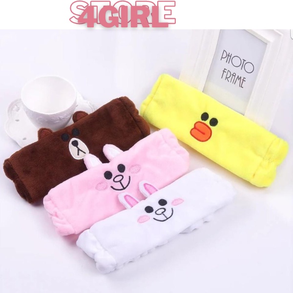 Băng Đô Thỏ Hồng - Gấu Nâu - Vịt Vàng Dày Mềm Mịn Cao Cấp Store4girls