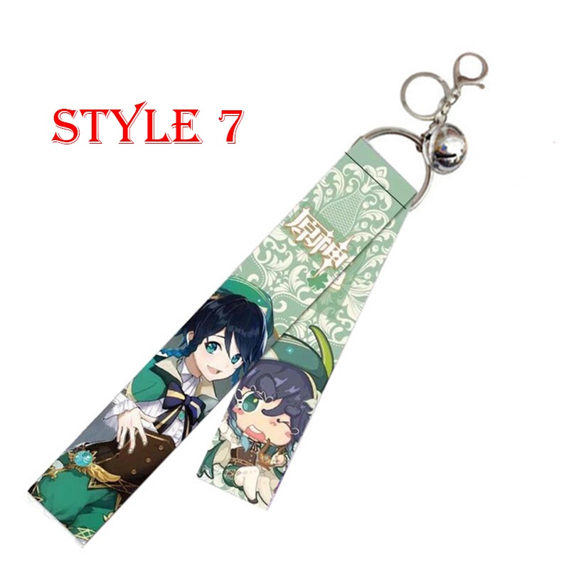 Móc Khóa Gắn Chuông Nhỏ Dùng Để Hóa Trang Nhân Vật Game Genshin