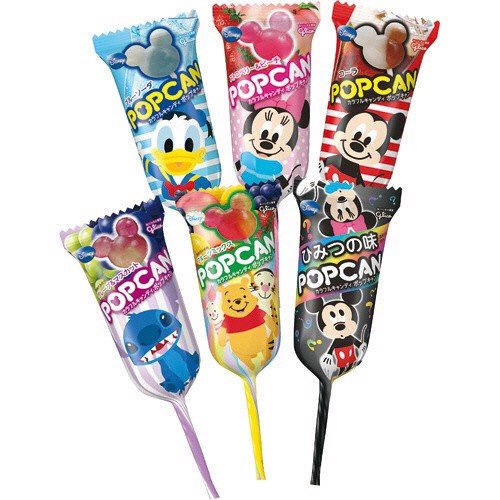 Kẹo mút Glico Popcan Mickey nội địa Nhật Bản