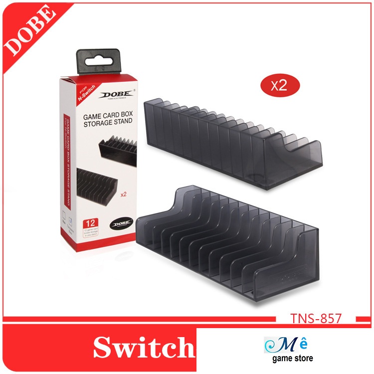 Bộ 2 khay đựng băng game Nintendo Switch chính hãng Dobe