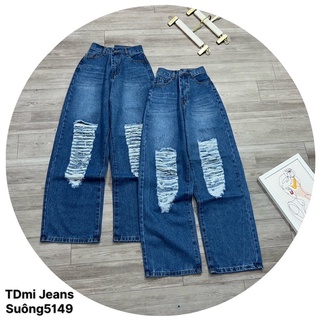 quần jeans rách kiểu