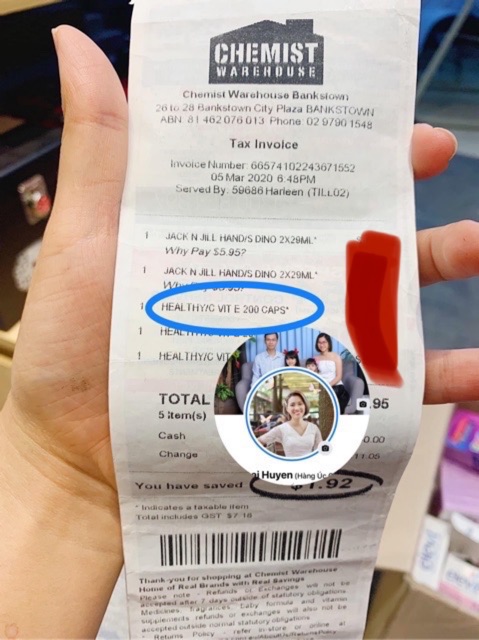 [Đủ Bill+Tem Chemist] Viên Uống Vitamin E Đẹp Da Chống Lão Hóa 500IU Healthycare 200 Viên | Thế Giới Skin Care