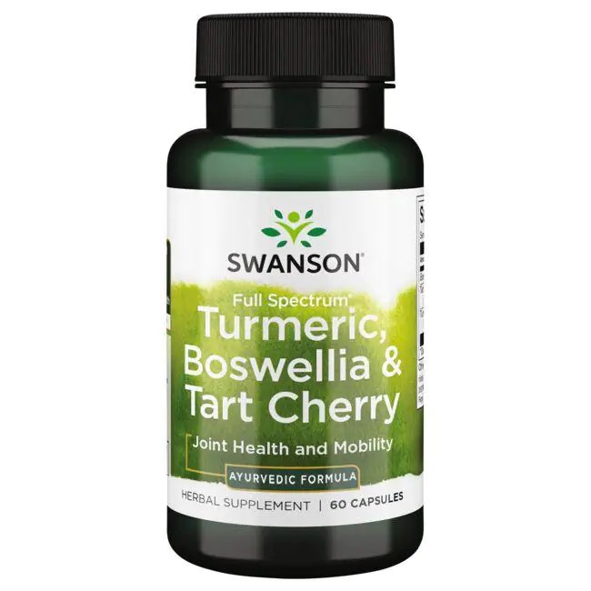 (BILL US) SWANSON FPT BOSWELLIA & TART CHERRY - Viên Uống Hỗ Trợ Khớp 60 Viên
