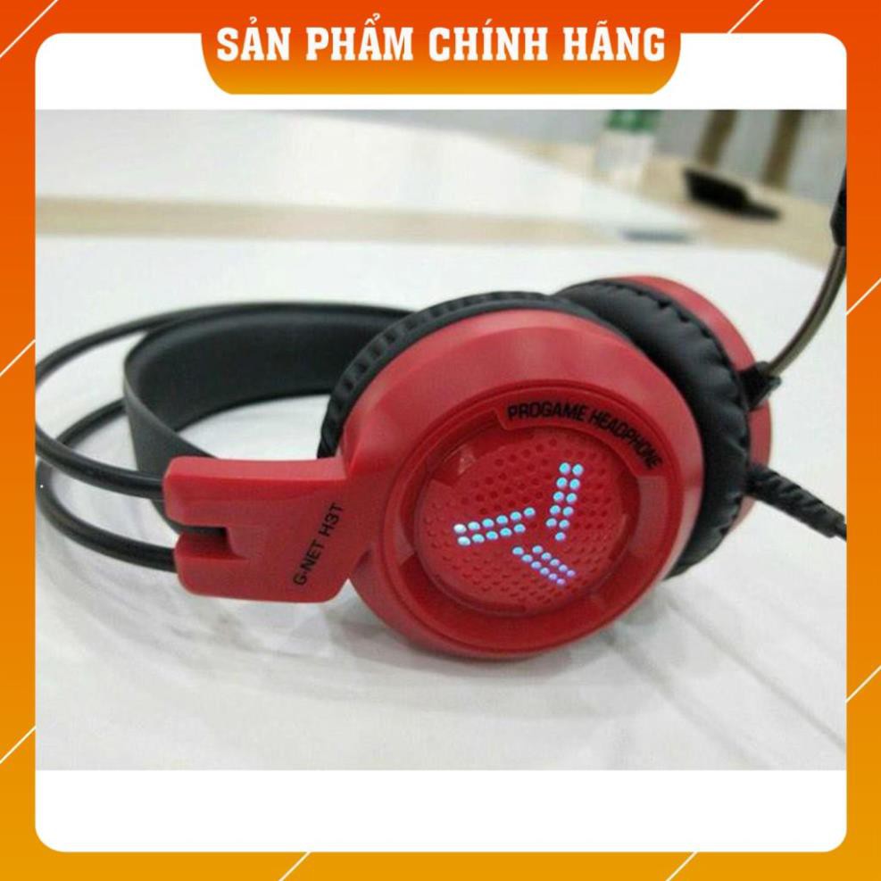 [SẴN HÀNG] Tai Nghe  Gaming Gnet H3T Có Mic - Đèn Led Đổi Màu - BH 12 Tháng Chính Hãng [LỖI 1 ĐỔI 1]