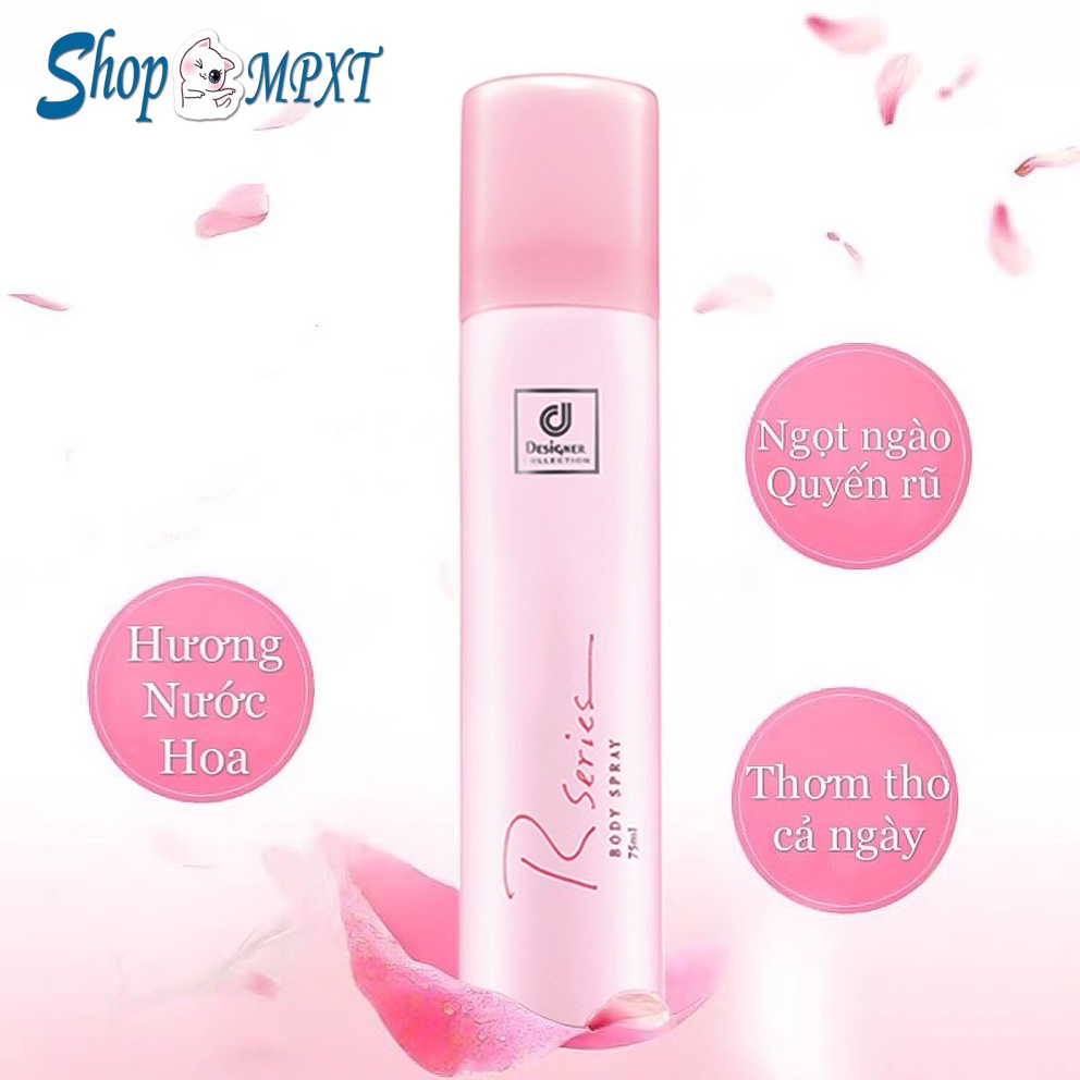 🌸Auth🌸 Xịt thơm body hương nước hoa Rseries Thái Lan