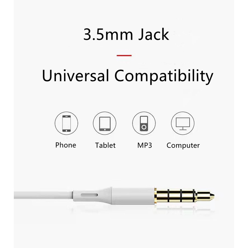 Tai Nghe Nhét Tai Có Dây 1 Cái 3.5mm Có Mic Cho Huawei Xiaomi Samsung /Noise