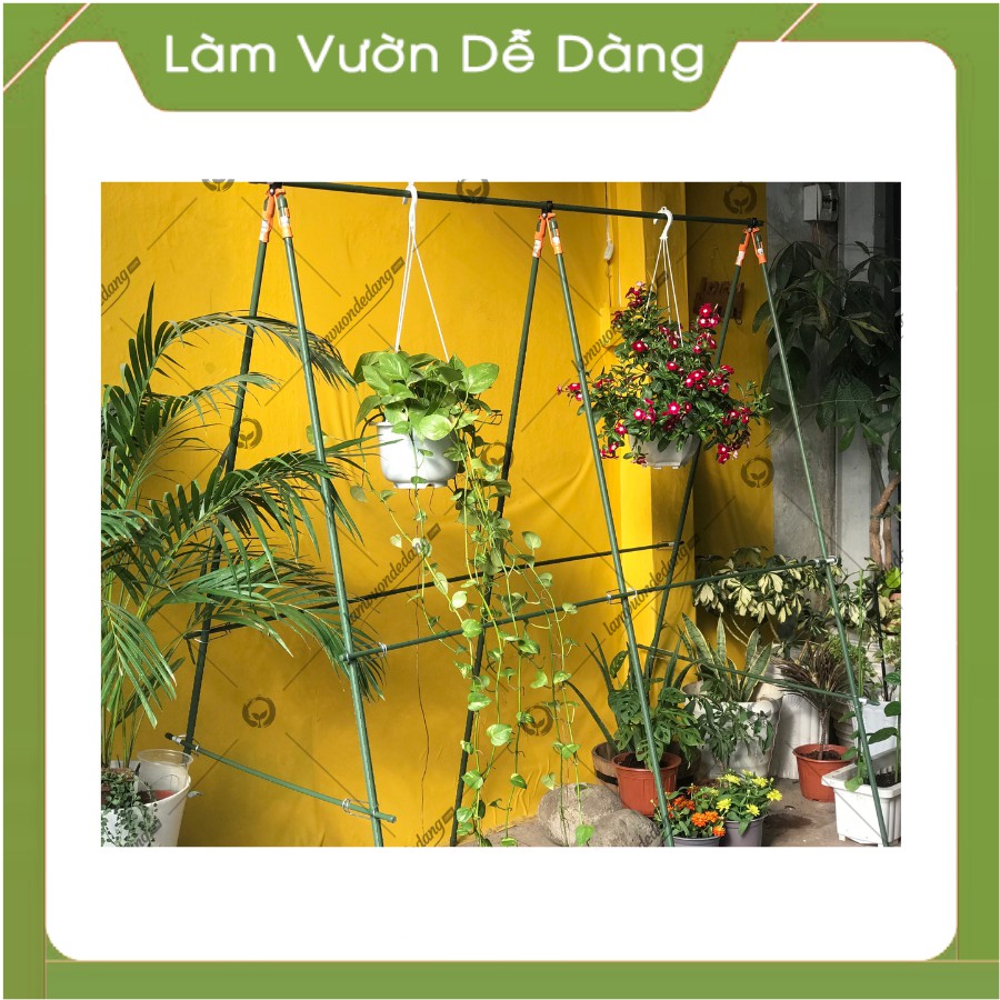 (DEAL SỐC) GIÀN LEO CHỮ A ( 4 chân ) - KHUNG TRỒNG CÂY Dùng làm Khung Đỡ, Giá Đỡ Hoa Hồng Leo, giàn leo BẦU, BÍ, MƯỚP,..