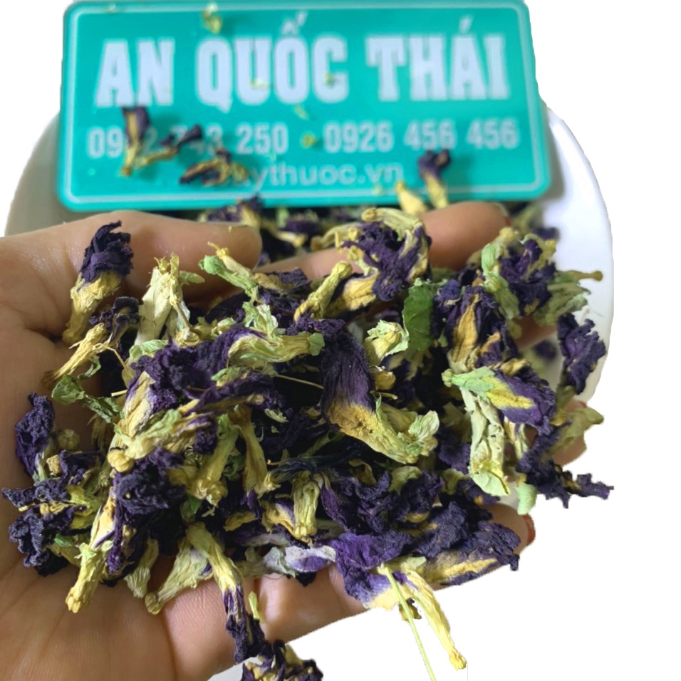 100g Hoa Đậu Biếc Sấy Khô Tự Nhiên, Trà Đậu Biếc Nguyên Chất Tốt Sức Khỏe, Pha Trà Sữa, Tạo Màu Thực Phẩm Tự Nhiên