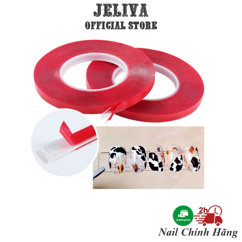 Băng dính tạo fan mi, băng keo đa năng tạo fan nail Jeliva Chính Hãng