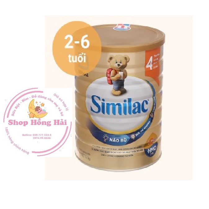 Sữa bột Similac HMO mẫu mới số 4 1kg7 từ 2-6 tuổi