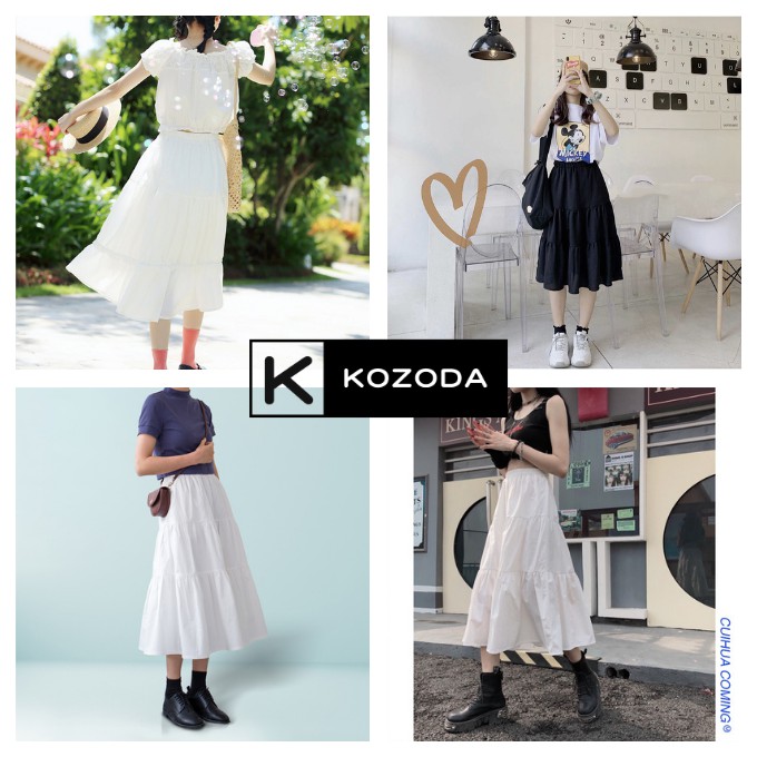 [ Mã FAMAYWA giảm 10K đơn 50K] Chân váy voan ☘ chân váy tầng 2 lớp kozoda Cv3 | BigBuy360 - bigbuy360.vn
