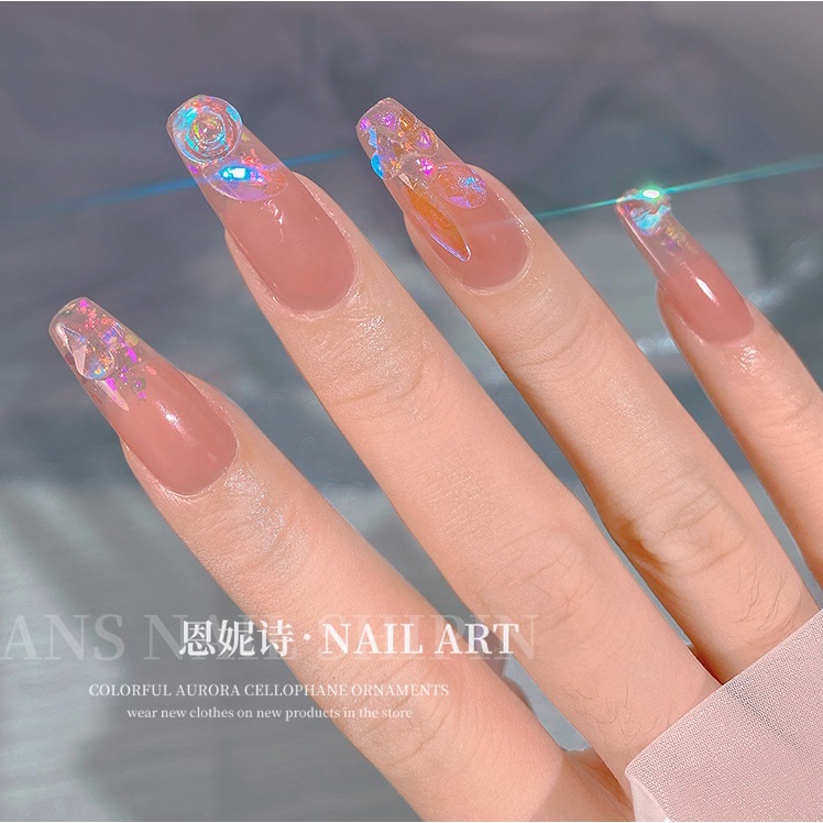 Set 100 Viên Đá Kiểu Chân Bằng Đính Móng