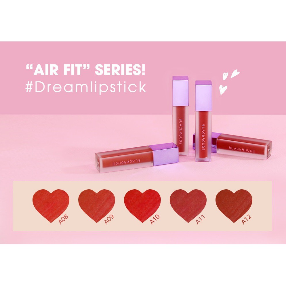 [Ver 1-2-3] Son Kem Black Rouge Airfit Velvet (A1-A17) | Thế Giới Skin Care