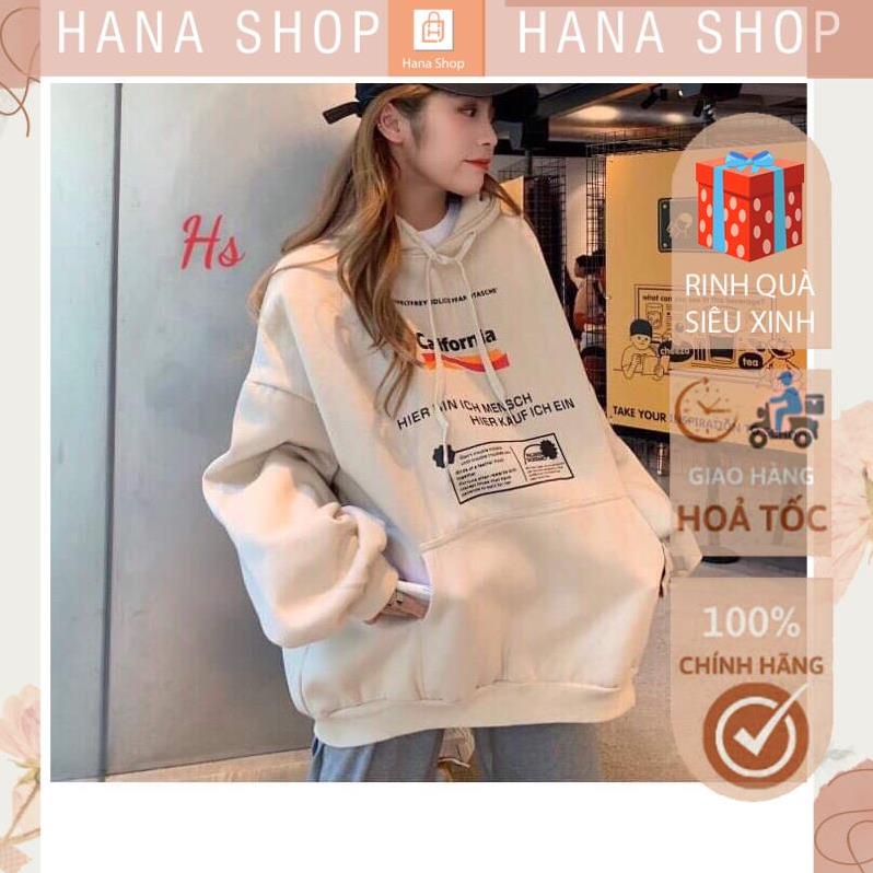 [Hàng Cao Cấp] Áo Nỉ Nam Nữ Hoodie Unisex  Califfo 2 Màu dưới 70kg - Dáng Rộng Kèm Mũ Túi Trước G080 | BigBuy360 - bigbuy360.vn