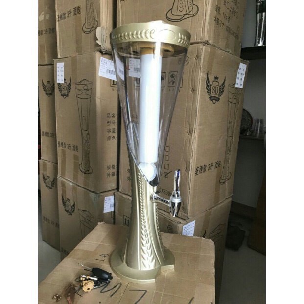 Tháp Bia/ Beer Tower 3L Các Loại Hàng Chuẩn Có Sẵn