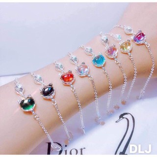 Lắc mặt hồ ly dây xích đủ màu theo mệnh [ GIÁ TỐT ]