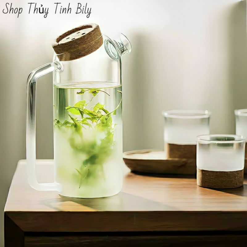 BỘ BÌNH THỦY TINH NẮP NGHIÊNG   LOẠI LỚN