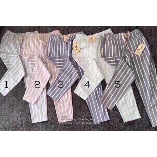 Quần Baggy Kẻ Sọc [HÌNH THẬT] [FREESHIP] [FORM CHUẨN]