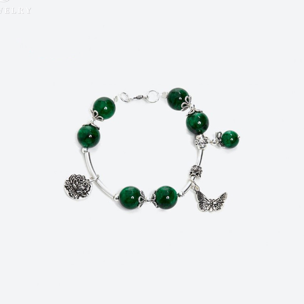 Vòng tay mix bướm và sen - NQ Jewelry