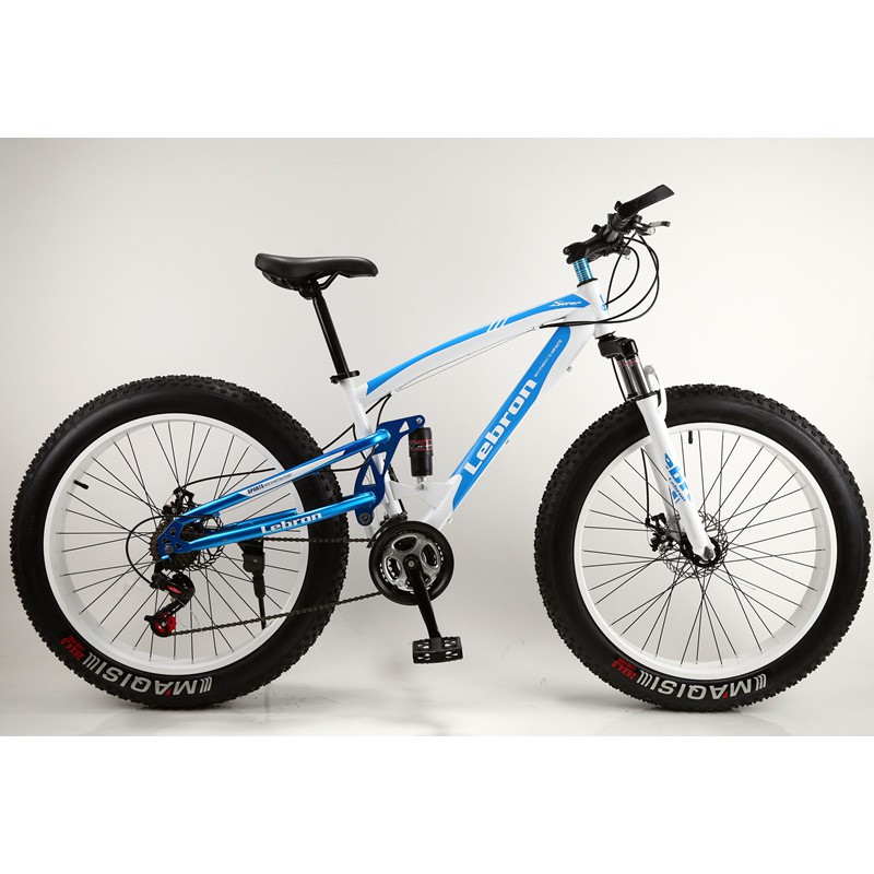 ĐẠP ĐỊA HÌNH BÁNH BÉO GIẢM SÓC KÉP CAO CẤP 26 inch*4cm