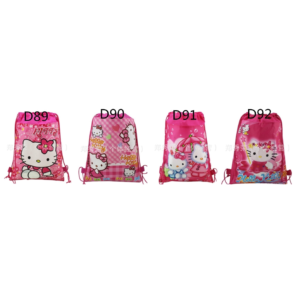 Túi vải không dệt hình Hello Kitty cho bé gái