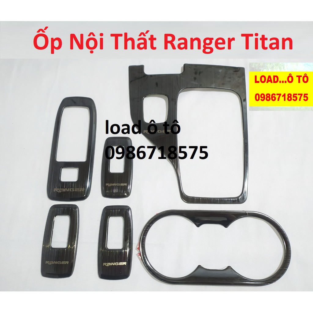 Ốp nội thất Titan dành cho Ford Ranger 2016-2020 bản XLS, WT số TỰ ĐỘNG Cao cấp