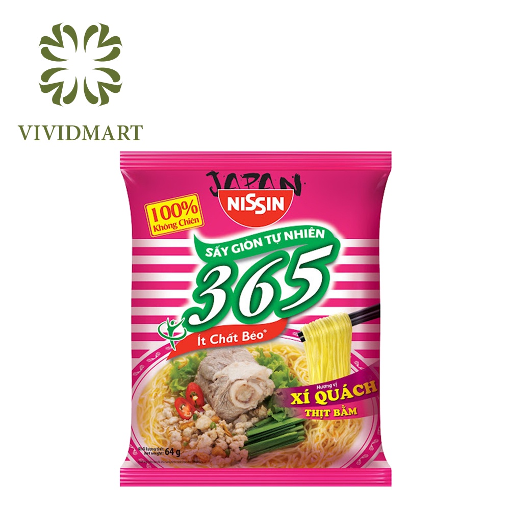[Gói lẻ] MÌ 365 KHÔNG CHIÊN 4 VỊ: XÍ QUÁCH THỊT BẰM, TÔM CHUA CAY, LẨU THÁI HẢI SẢN, SÚP MISO RONG BIỂN NHẬT - NISSIN | BigBuy360 - bigbuy360.vn