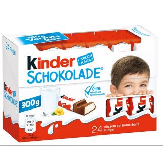 Socola nhân kem sữa Kinder Riegel 300g xách tay Đức. Hạn sử dụng tháng 6 năm 2020