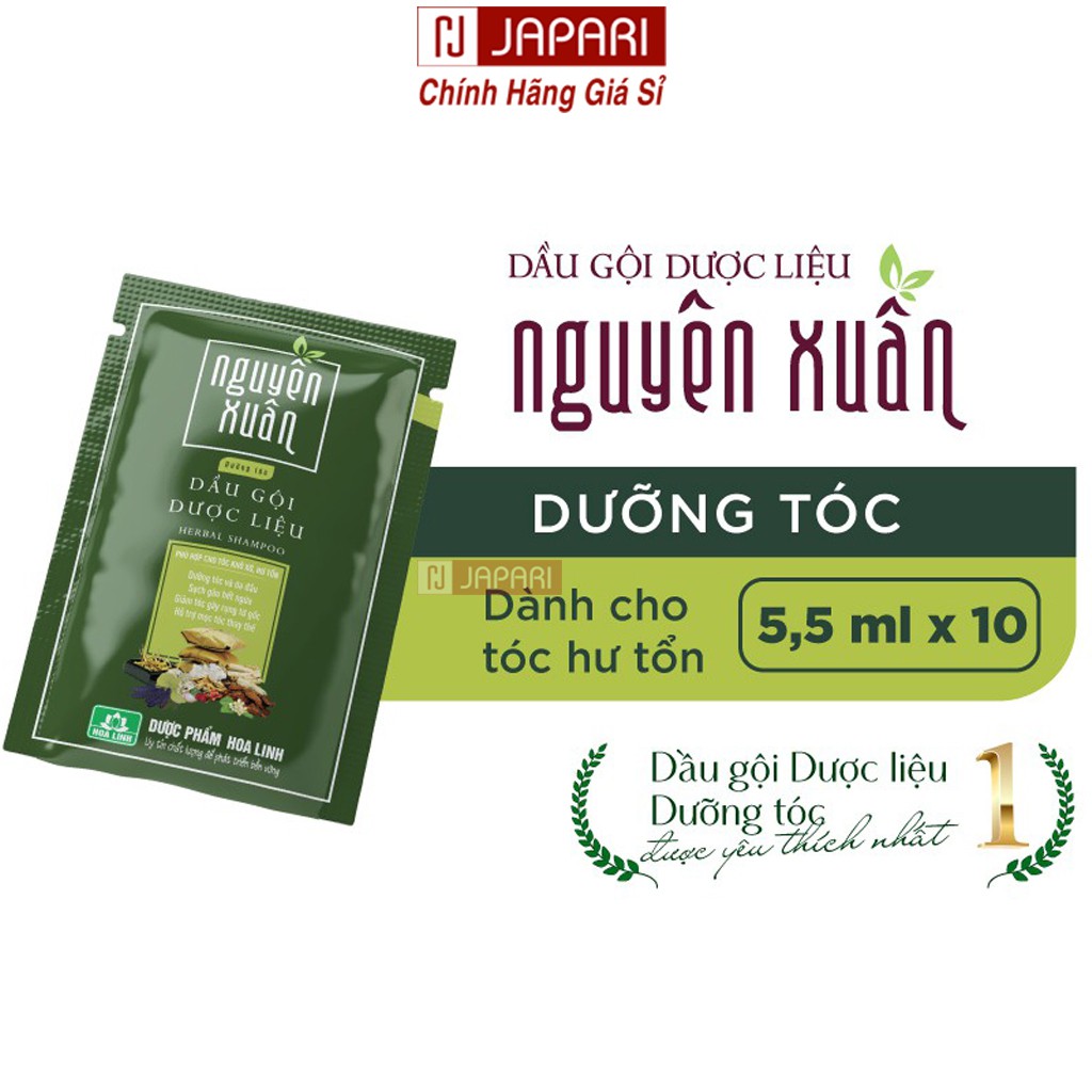 Dầu Gội Nguyên Xuân 350ml 250ml Gói Dầu Xả - Dầu Gội Dược Liệu Nguyên Xuân Xanh Vàng Gội Đầu Tóc Dầu Bết Sạch Gàu JAPARI