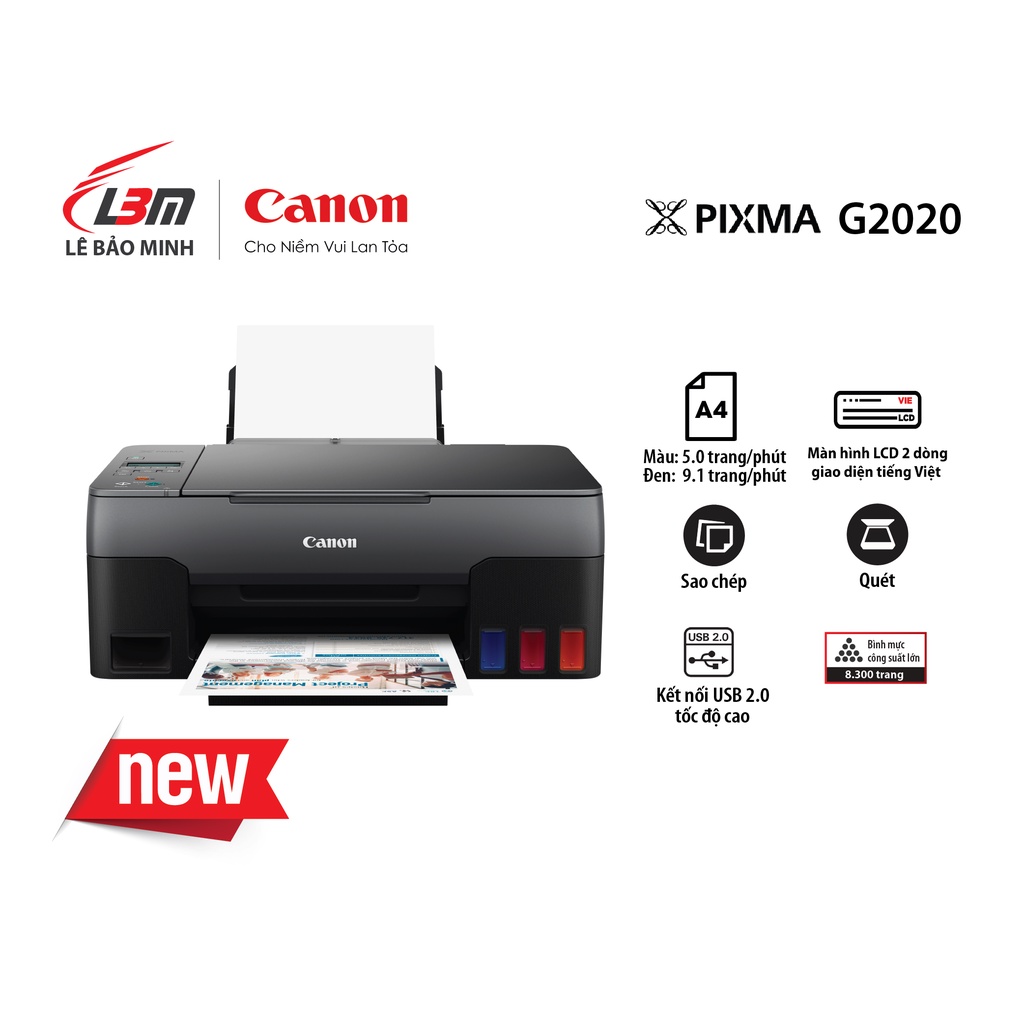 Máy In Phun Màu Đa Năng Canon G2020