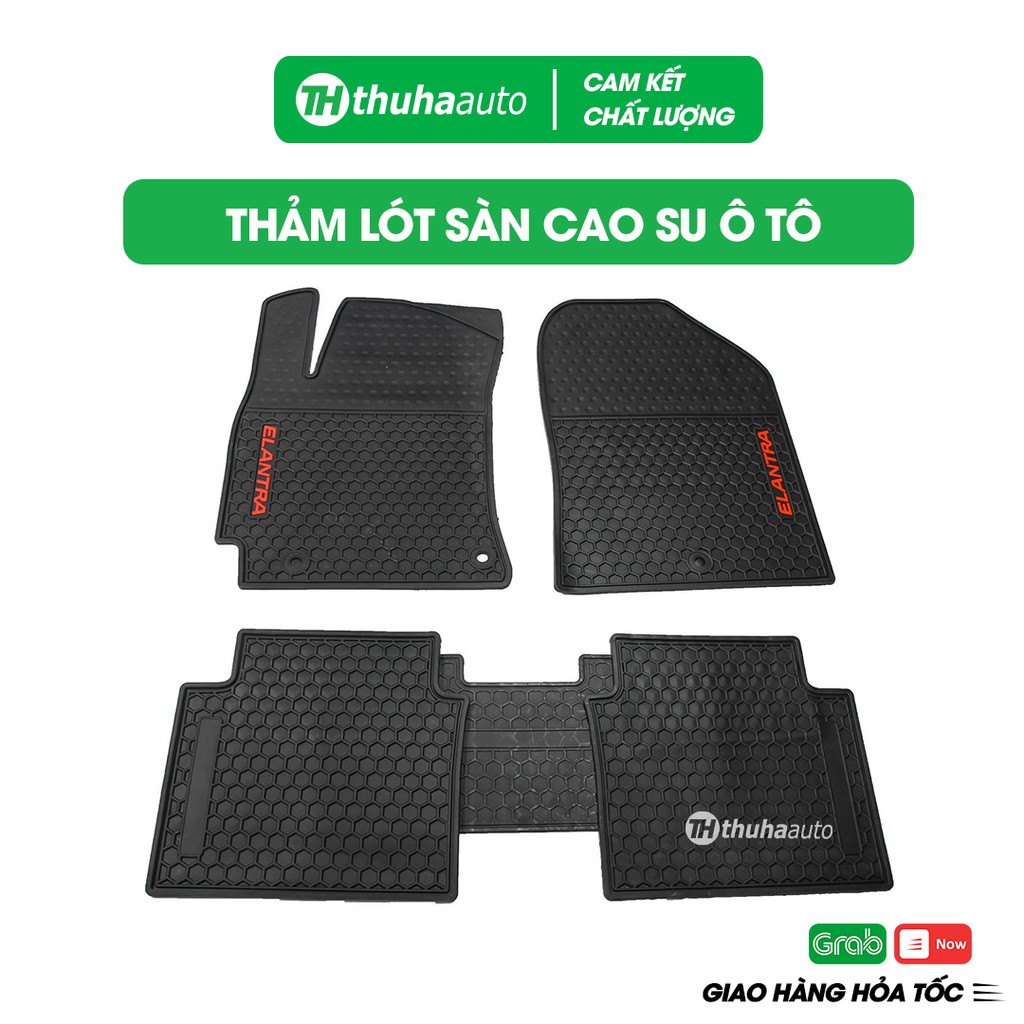 Thảm lót sàn cao su đúc nguyên khối theo xe  ELANTRA 2017+   (00 01)