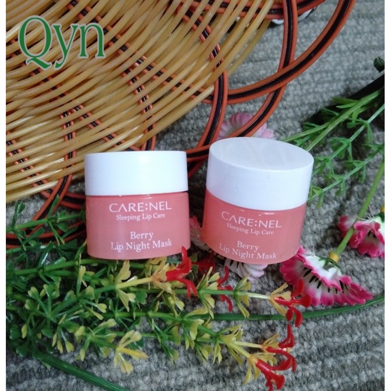 Mặt Nạ Ngủ Môi Carenel Berry Lip Night Mask 5g Dưỡng Ẩm Làm Hồng Môi,Cấp Ẩm Làm Mềm Môi