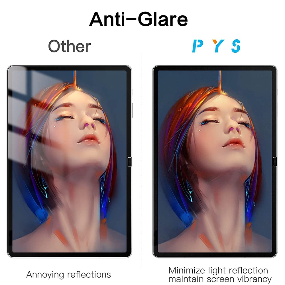 Set 2 Miếng Dán Bảo Vệ Màn Hình Từ Tính Tháo Được Cho Samsung Galaxy Tab S8 Ultra A7 Lite S7 Plus FE S6 Lite