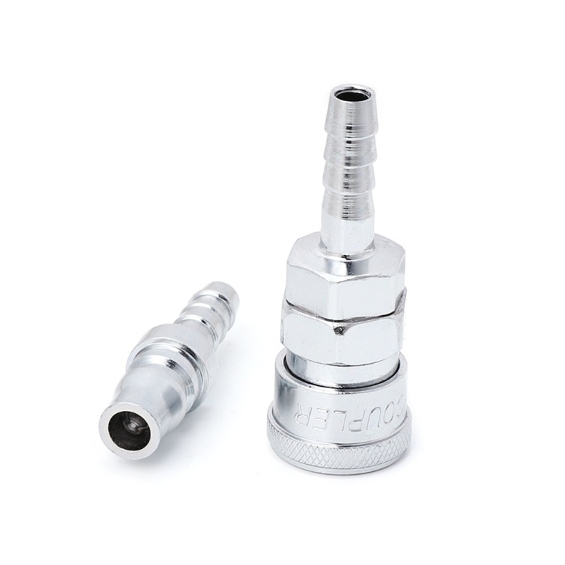 Bộ 2 Đầu Nối Ống Khí Nén 8mm Tháo Gỡ Nhanh Tiện Dụng