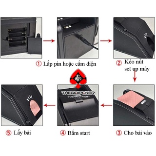 Máy Chia Xáo Bài Deluxe 2in1