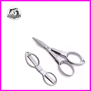 Kéo cắt dây trục câu cá gấp gọn hình số 8 tiện lợi bằng thép không gỉ chất 0a6ajk