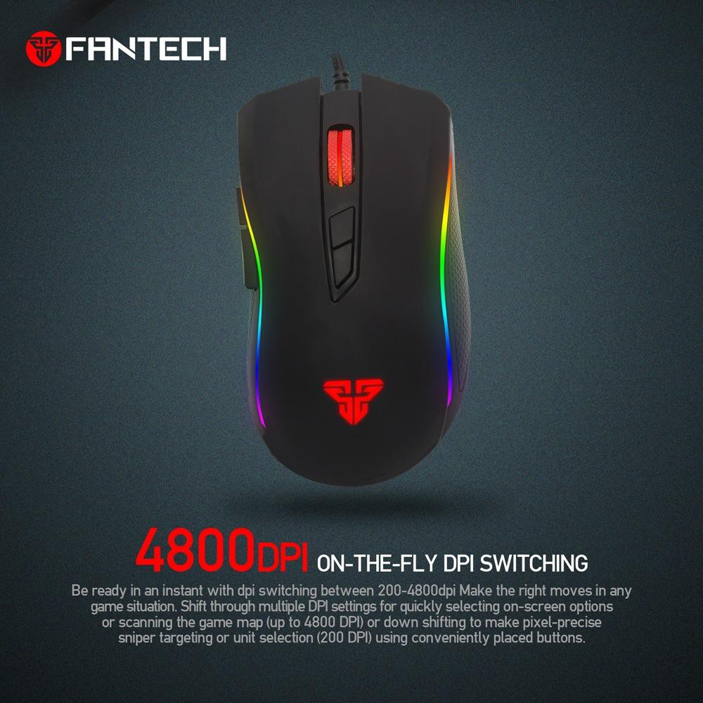 Chuột Gaming Fantech TITAN X4S ( LED Chroma + phần mềm riêng )