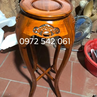 - đôn kiều gỗ lõi gụ - cao 80