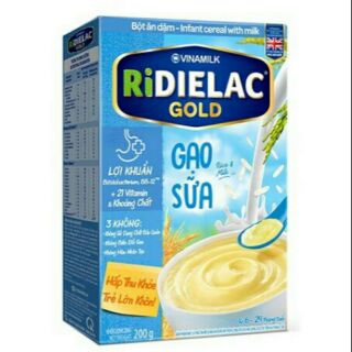 Bột Ăn Dặm Vinamilk Ridielac Gạo Sữa