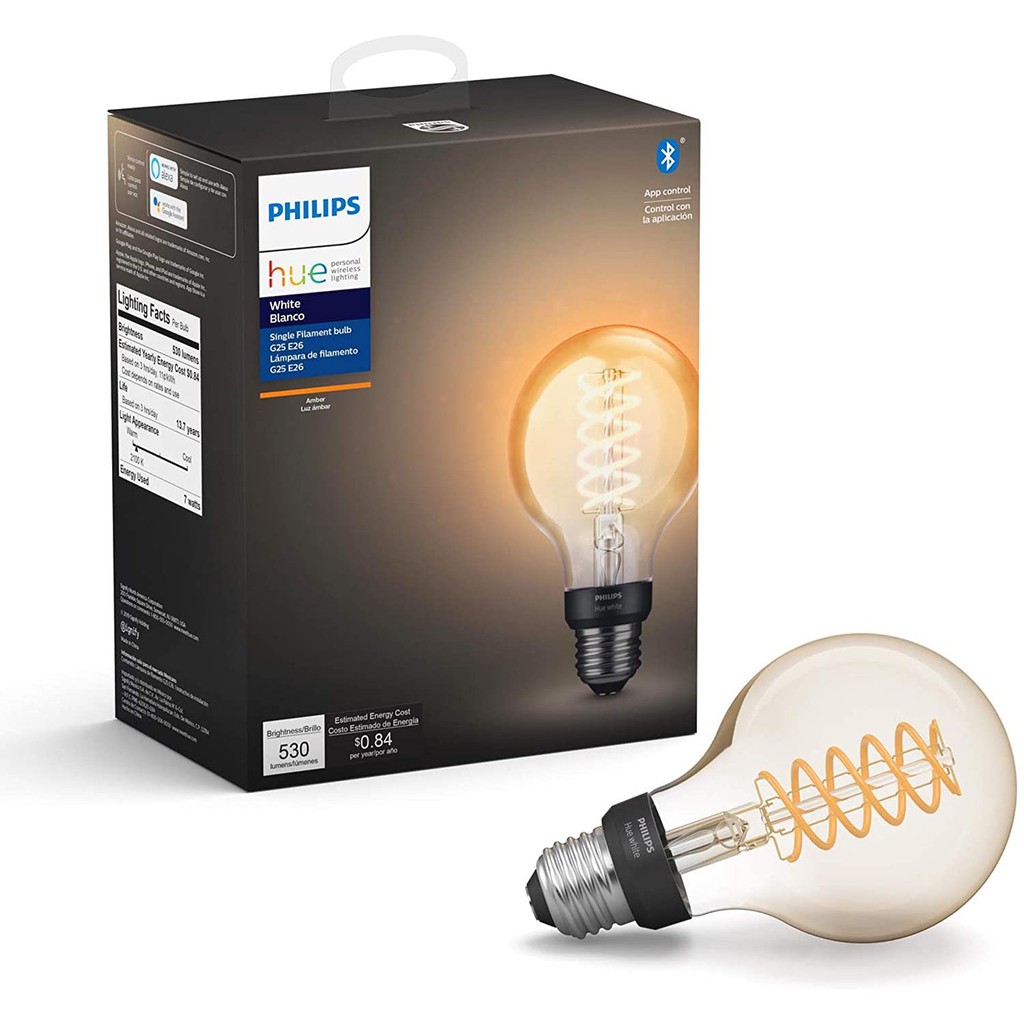 Philips Hue White Filament – Bóng đèn LED thông minh phong cách cổ điển