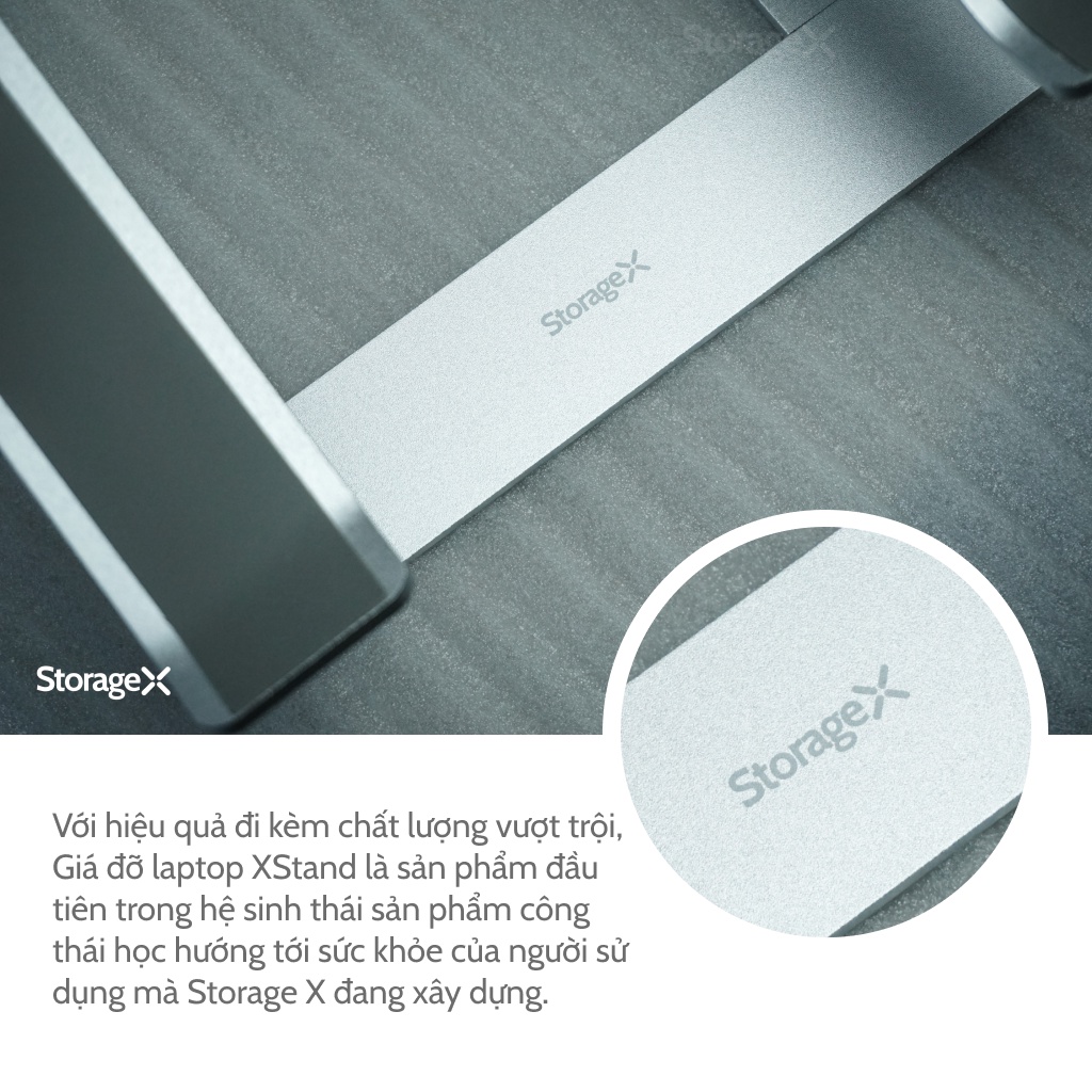 Giá đỡ laptop stand nhôm hỗ trợ tản nhiệt XStand dành cho Macbook/ Ultrabook 12 inch - 15.6 inch - HCM | BigBuy360 - bigbuy360.vn